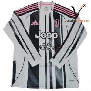 Maillot Domicile Juventus 2025/2026 - Manches longues
