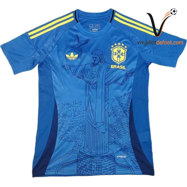Maillot Brésil Special 2026 bleu jaune