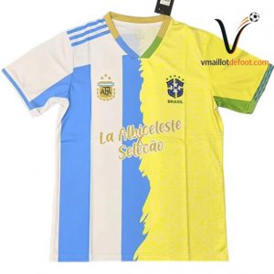 Maillot Brésil Special bleu jaune 2026