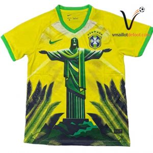Maillot Brésil Special jaune vert 2026