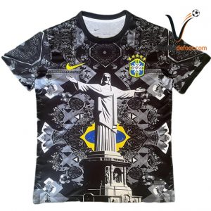 Maillot Brésil Special noir gris 2026