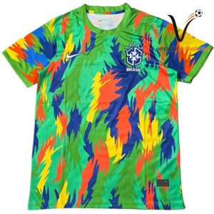 Maillot Brésil Special vert jaune 2026