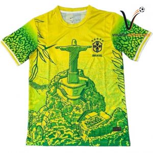 Maillot Brésil Special 2026 vert jaune