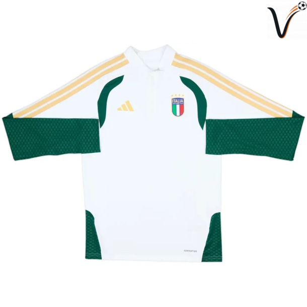 Survetement Equipe de Italie 2026/2027 Blanc Vert Or