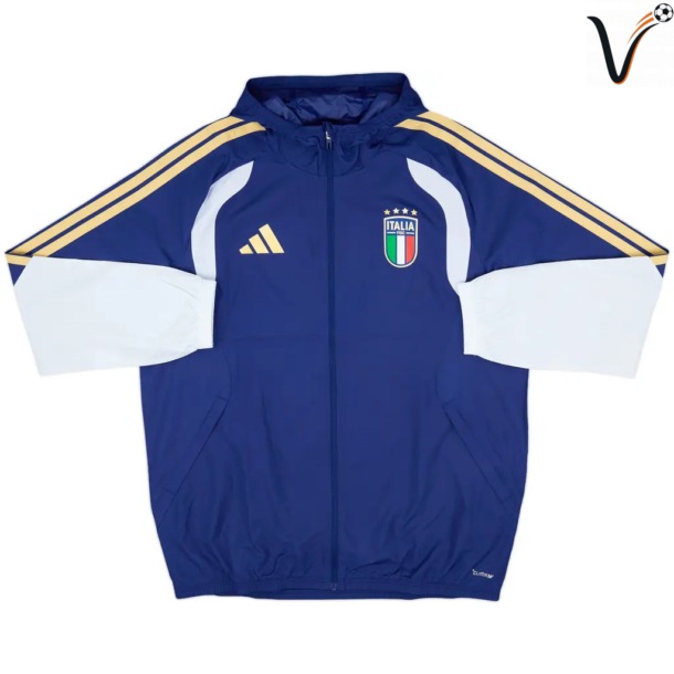 Survetement Equipe de Italie Capuche 2026/2027 Bleu Blanc