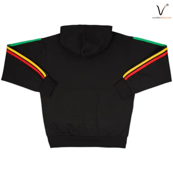 Veste de Survetement Jamaique Capuche 2026/2027 Noir – Image 2