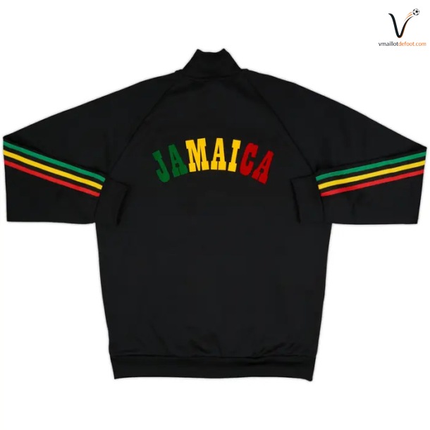 Veste de Survetement Jamaique 2026/2027 Noir Jaune – Image 2