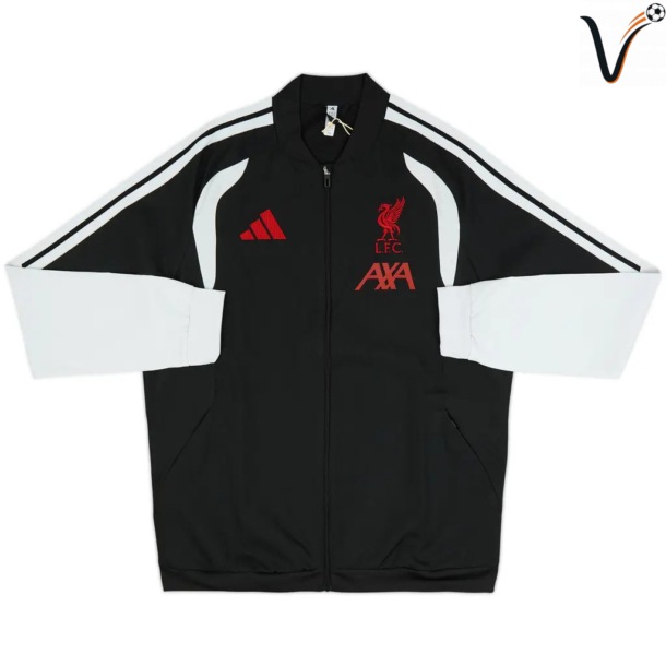 Veste de Survetement Liverpool 2026/2027 Noir Blanc