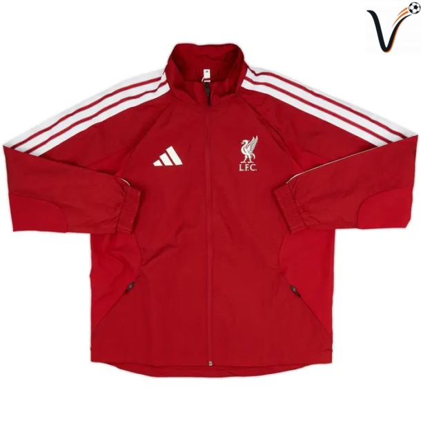 Veste de Survetement Liverpool 2026/2027 Rouge Blanc