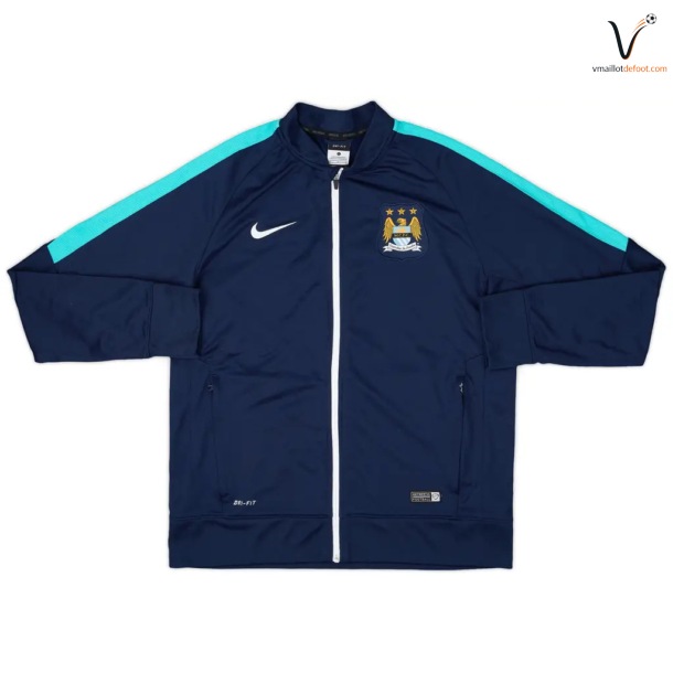 Veste de Survetement Manchester City 2015/2016 Bleu