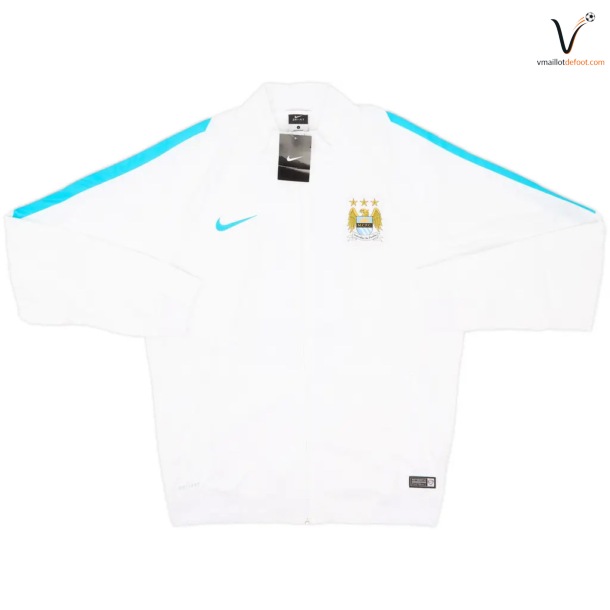 Veste de Survetement Manchester City 2016/2017 Blanc