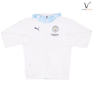 Survetement Manchester City Capuche 2019/2020 Blanc