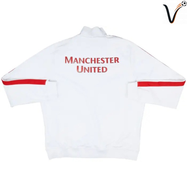 Veste de Survetement Manchester United 2013/2014 Blanc – Image 2