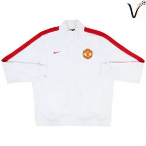 Veste de Survetement Manchester United 2013/2014 Blanc