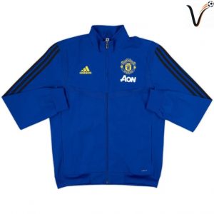 Veste de Survetement Manchester United 2019/2020 Bleu