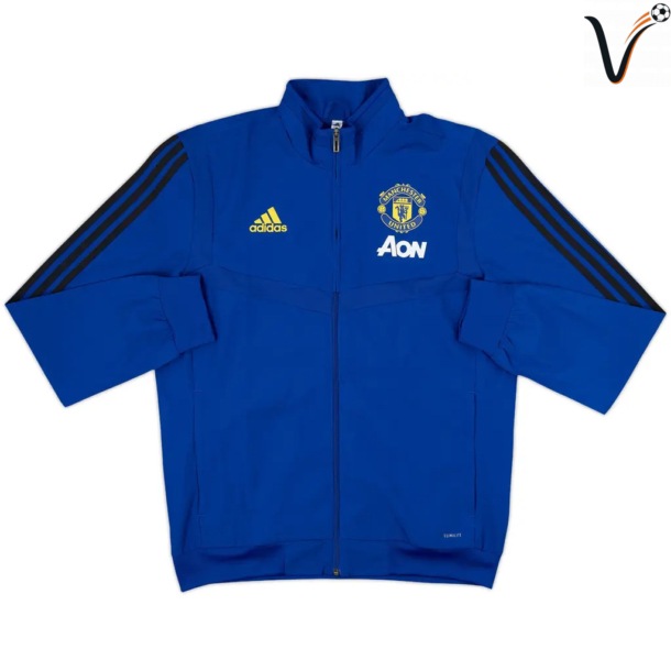 Veste de Survetement Manchester United 2019/2020 Bleu
