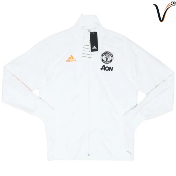 Veste de Survetement Manchester United 2020/2021 Blanc