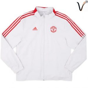 Veste de Survetement Manchester United 2021/2022 Blanc