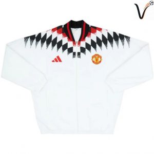 Veste de Survetement Manchester United 2026/2027 Blanc Noir
