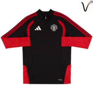 Veste de Survetement Manchester United 2026/2027 Noir Rouge Blanc