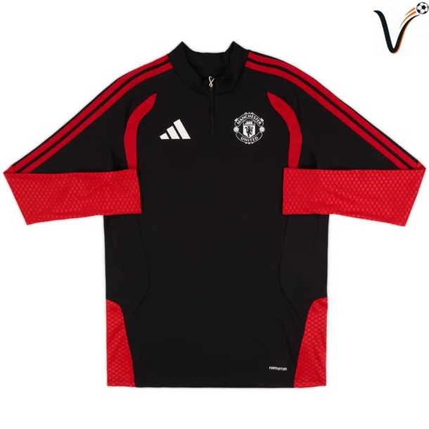 Veste de Survetement Manchester United 2026/2027 Noir Rouge Blanc