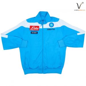 Veste de Survetement Napoli Capuche 2014/2015 Bleu