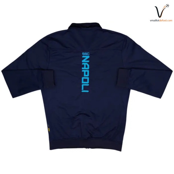 Veste de Survetement Napoli Capuche 2015/2016 Bleu – Image 2