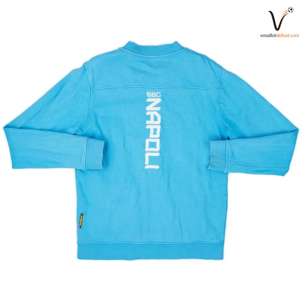 Veste de Survetement Napoli Capuche 2017/2018 Bleu – Image 2