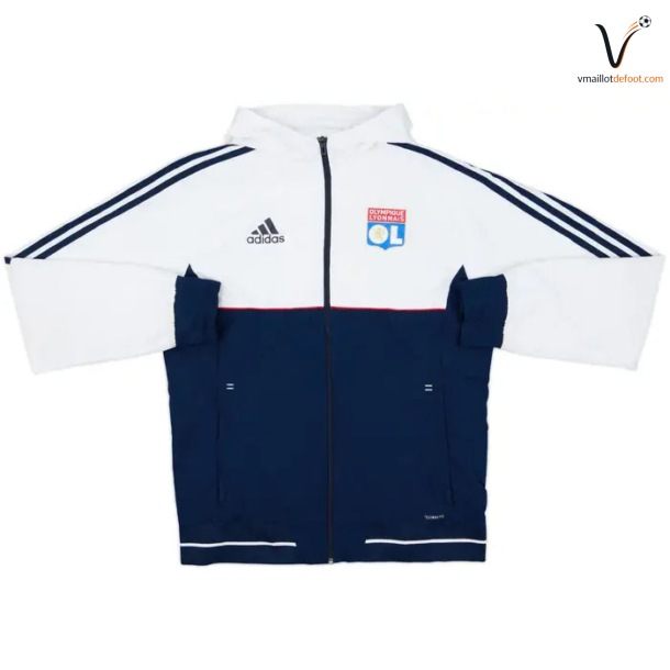 Survetement Olympique lyonnais Capuche 2017/2018 Blanc