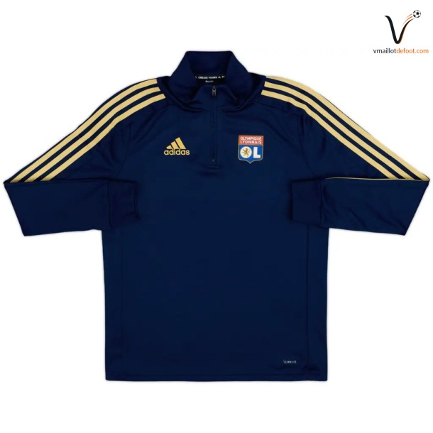Veste de Survetement Olympique lyonnais 2019/2020 Bleu