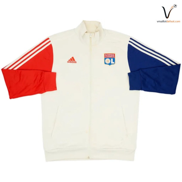 Veste de Survetement Olympique lyonnais 2021/2022 Blanc