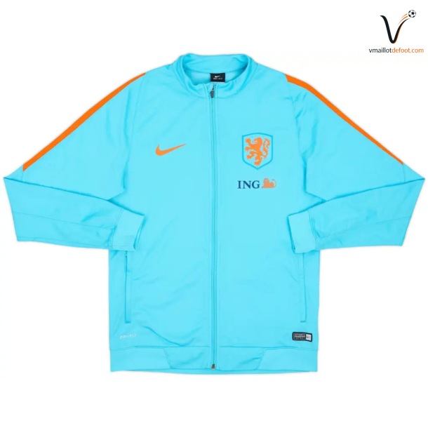 Veste de Survetement Pays Bas 2016/2017 Bleu