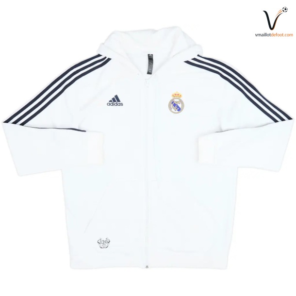 Veste de Survetement Real Madrid 2022/2023 Blanc