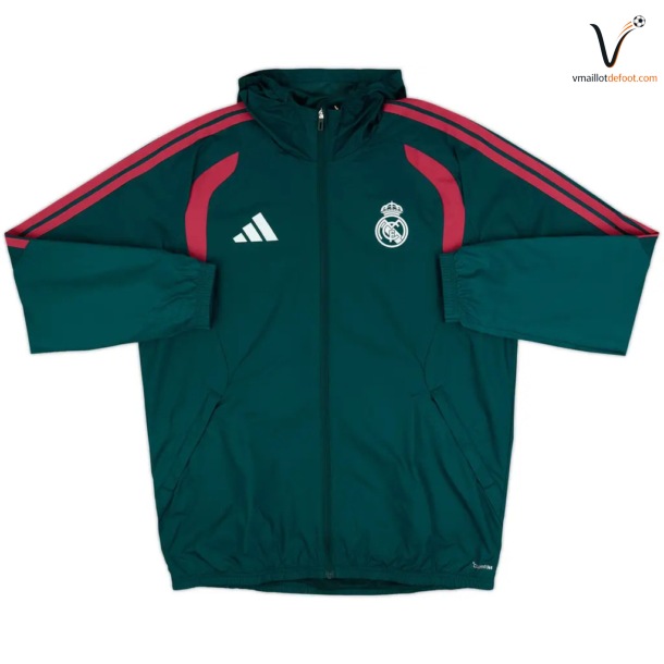 Survetement Real Madrid Capuche 2026/2027 Vert