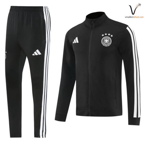 Ensemble Survetement Allemagne 2026/2027 - noir blanc