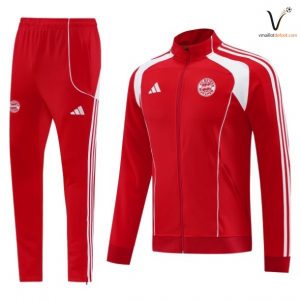 Ensemble Survetement Bayern Munich rouge blanc 2025/2026