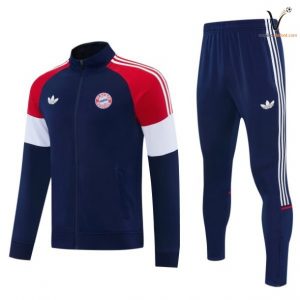 Ensemble Survetement Bayern Munich 2025/2026 bleu rouge blanc