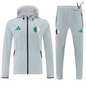 Ensemble Survetement Algérie Capuche 2026/2027 - gris