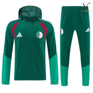 Ensemble Survetement Algérie Capuche 2026/2027 - vert