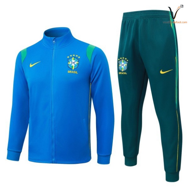 Ensemble Survetement Bresil Enfant 2026/2027 - bleu vert