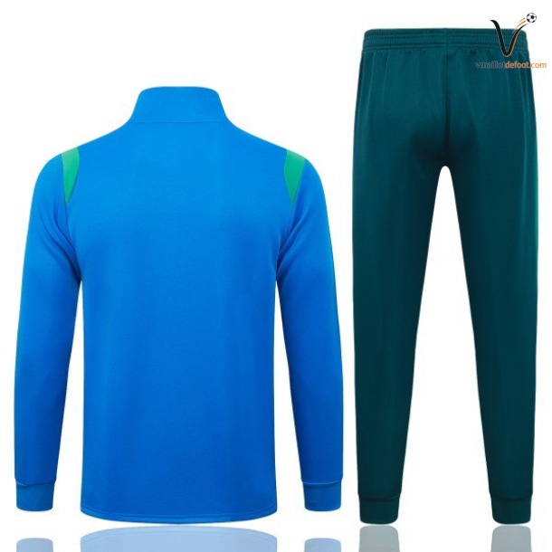 Ensemble Survetement Bresil Enfant 2026/2027 - bleu vert – Image 2