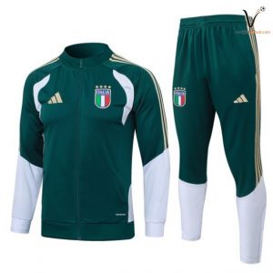 Ensemble Survetement Italie Enfant 2026/2027 - vert blanc