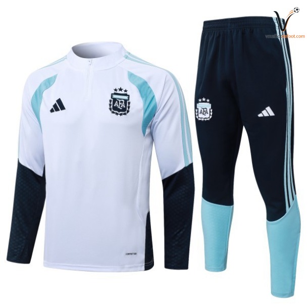 Ensemble Survetement Argentine blanc bleu 2026/2027