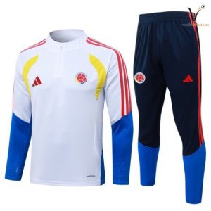 Ensemble Survetement Colombie 2026/2027 - blanc jaune bleu