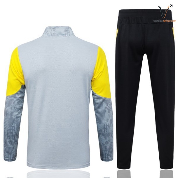 Ensemble Survetement Dortmund 2025/2026 - gris jaune noir – Image 2