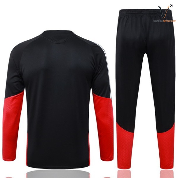 Ensemble Survetement Allemagne Enfant 2026/2027 - noir rouge – Image 2