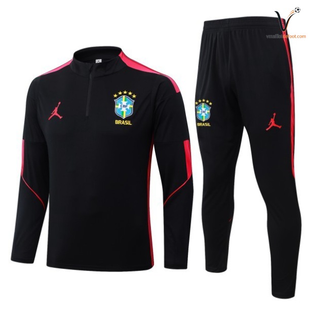 Ensemble Survetement Bresil Enfant 2026/2027 - noir rosa