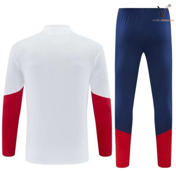 Ensemble Survetement Espagne 2026/2027 blanc rouge bleu – Image 2