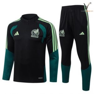 Ensemble Survetement Mexique 2026/2027 noir vert