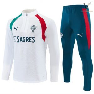 Ensemble Survetement Portugal 2026/2027 blanc vert rouge